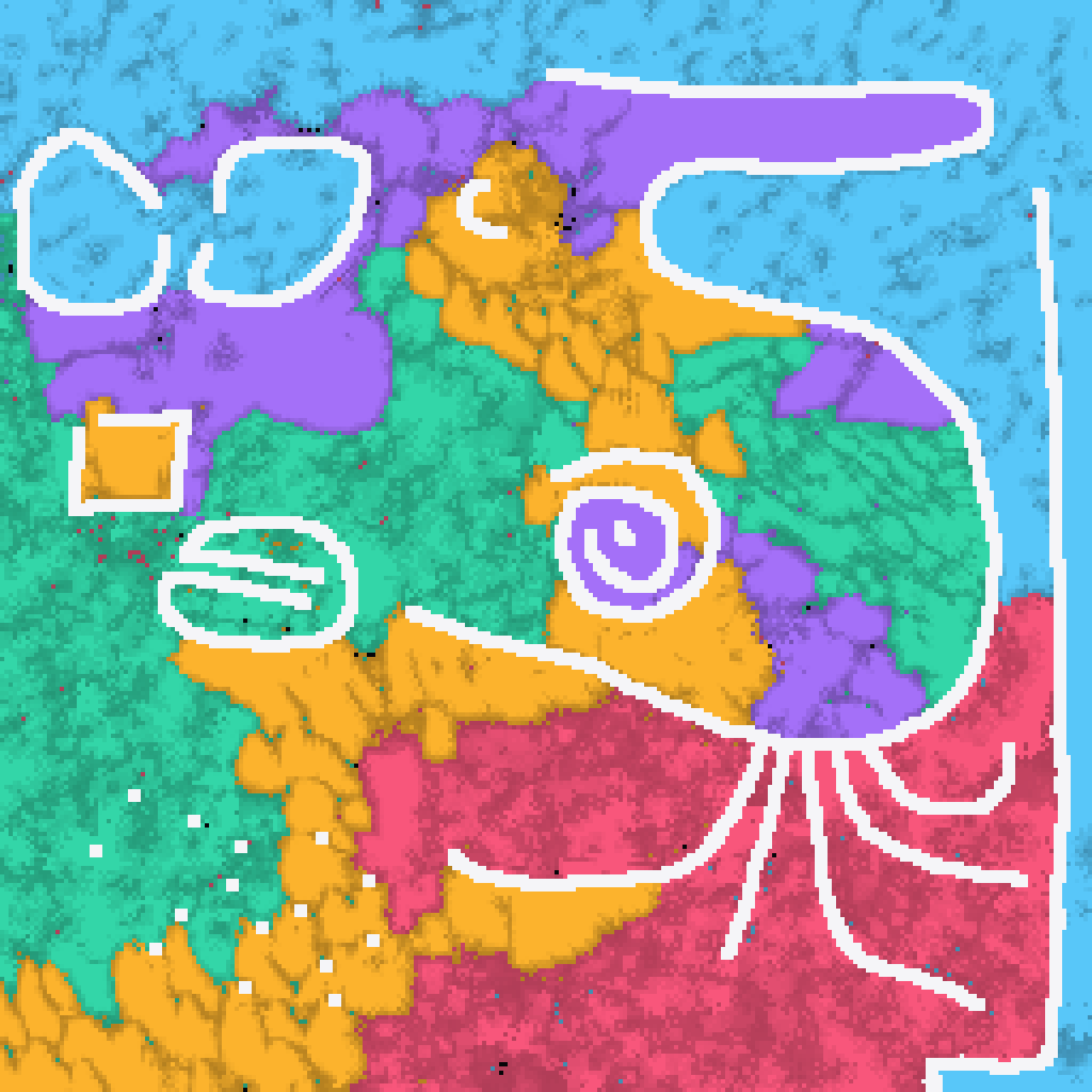 Edge of chaos regime