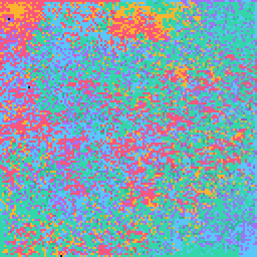 Threshold 0.1: pixel flicker